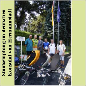 Staatsempfang im deutschen  Konsulat von Hermannstadt