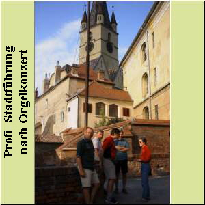 Profi- Stadtführung  nach Orgelkonzert