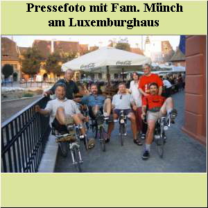 Pressefoto mit Fam. Münch  am Luxemburghaus