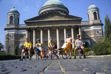 An der Basilika von Ezstergom in Ungarn